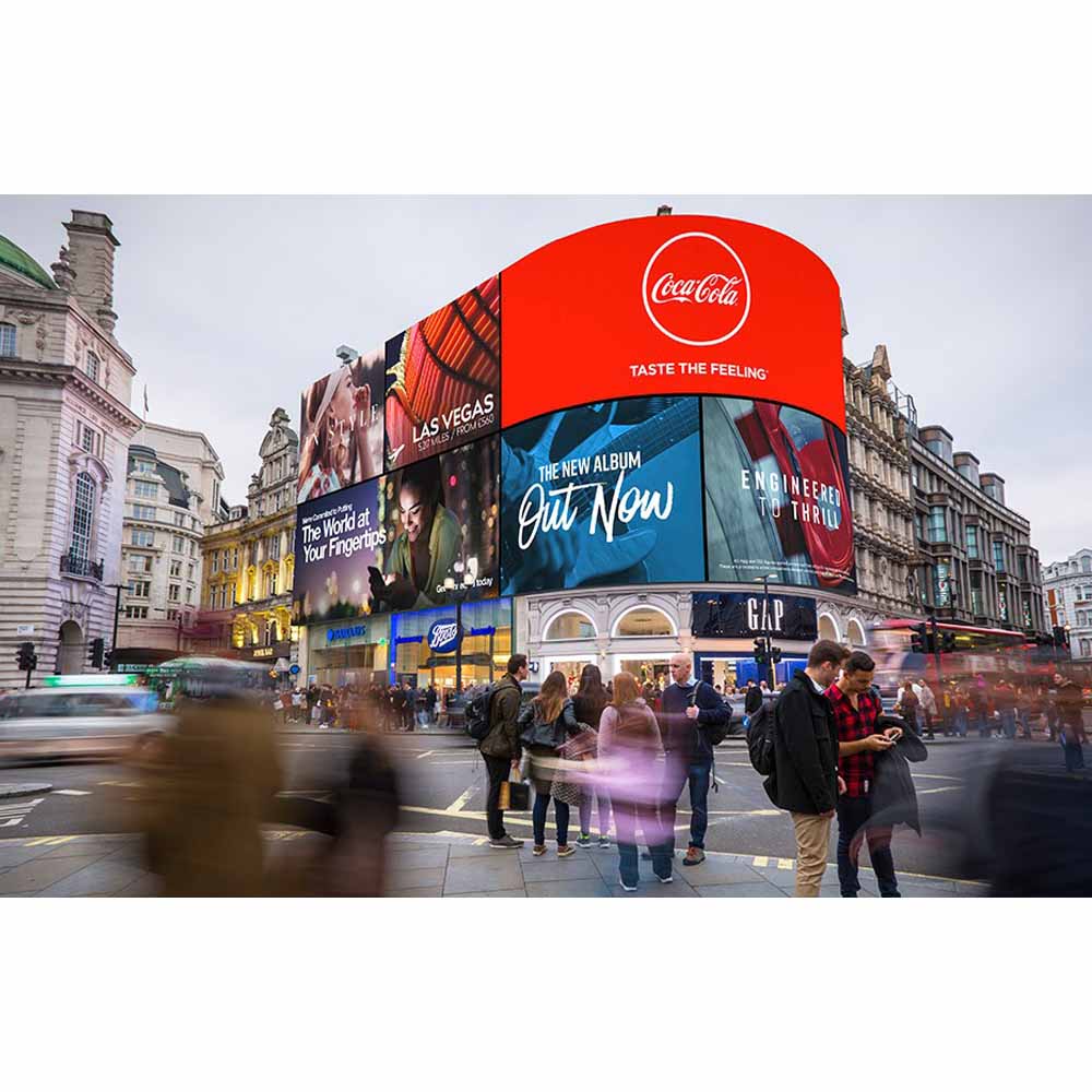 Billboard LED Screen Waterproof IP65 Outdoor Full Color P10 Wall-mounted Highway Fixed Advertising Billboard LED Screen