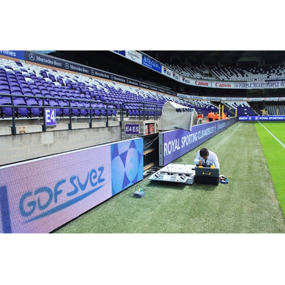 P10 Stadium Screen Football Stadium Perimeter Video Led Display Cabinet 960X960mm P5 P6.67 P8 P10 Stadium Screen